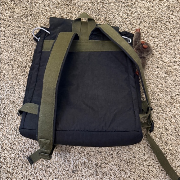 Kipling Black and Green Backpack - Picture 2 of 3
